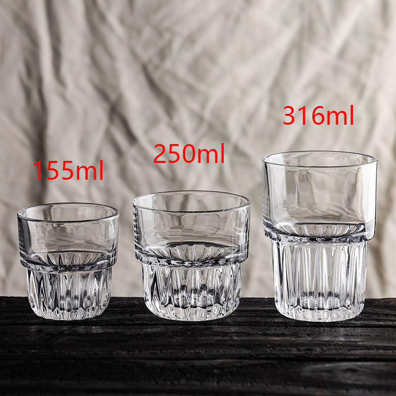 Espresso Shot Glass - كوب قهوة شفاف مقاوم للحرارة ،