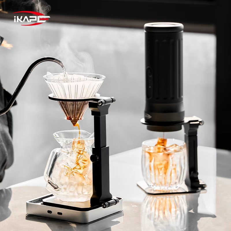 Coffee Equipment Pour Over - حامل محمول من IKAPE، مناسب لأوراق