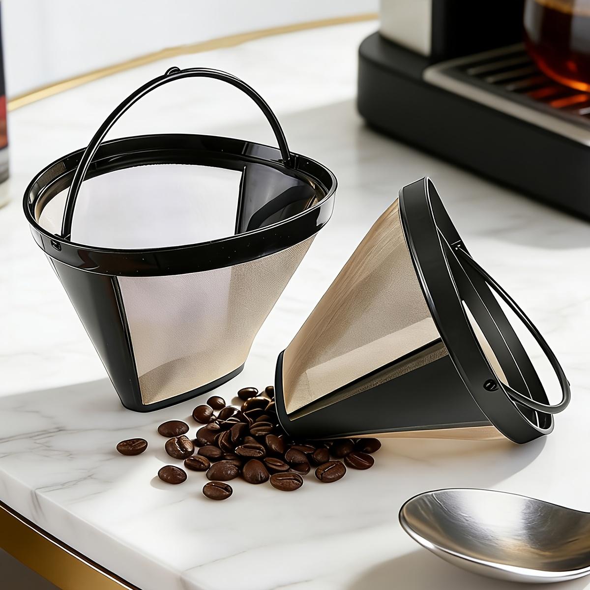 Coffee Equipment Pour Over - فلتر قهوة دائم وقابل لإعادة الاستخدام،