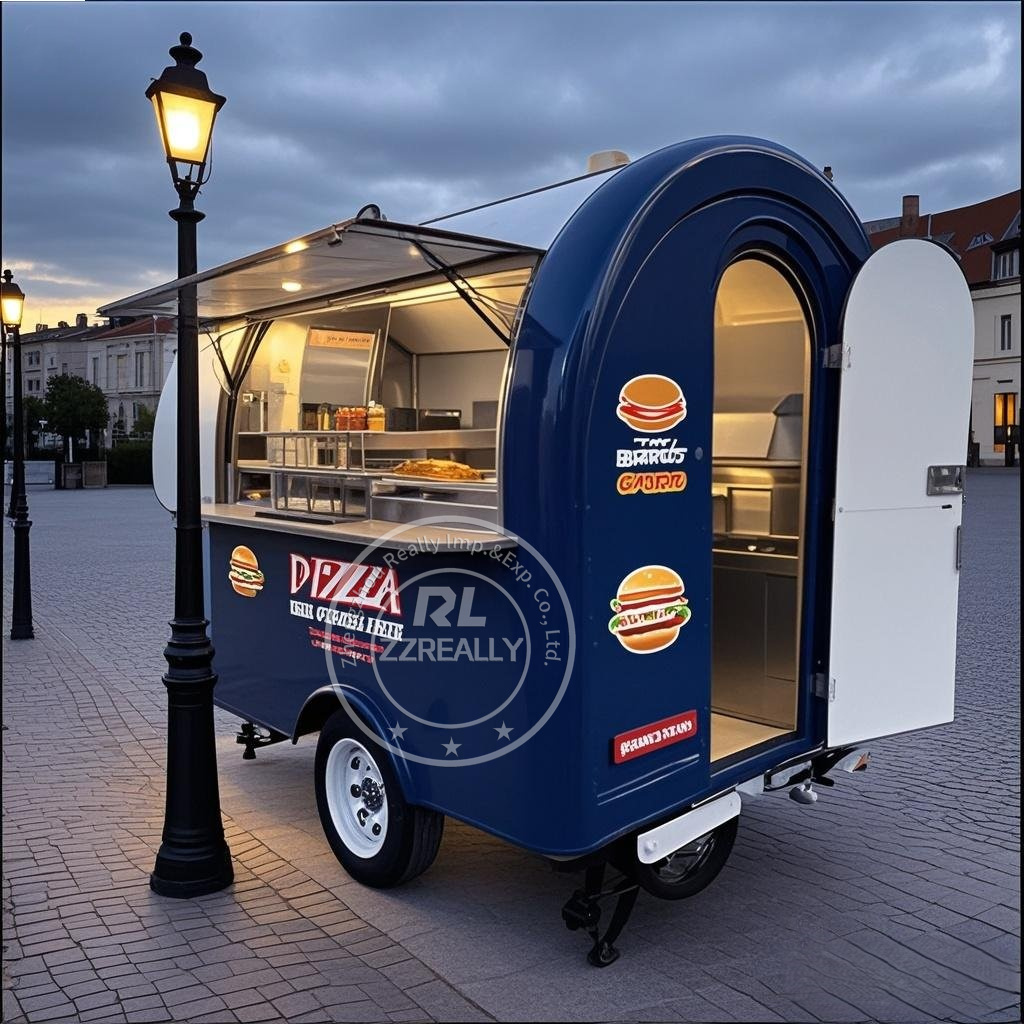 Coffee Van Equipment - شاحنة طعام متنقلة فان شارع وجبة