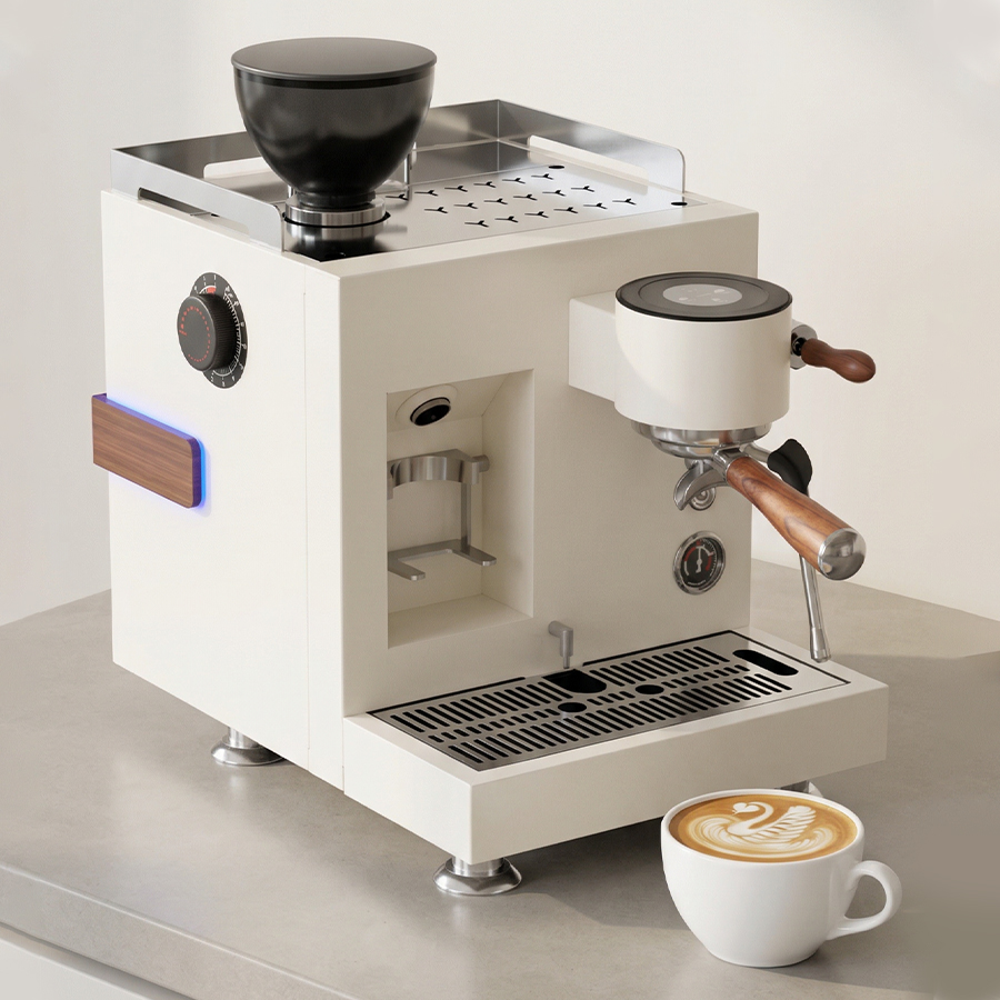 ماكينة قهوة شبه أوتوماتيكية مد - مراجعة Coffee Grinder Burr Flat وسعره