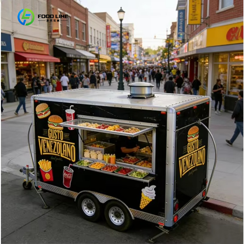 عربة طعام متنقلة مربعة الشكل م - مراجعة Coffee Van Equipment وسعره