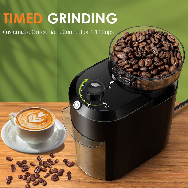Wancle مطحنة القهوة الكهربائية - مراجعة Coffee Grinder Burr Flat وسعره