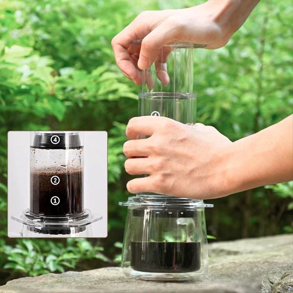 إبريق قهوة محمول على الطراز ال - مراجعة Coffee Equipment For Camping وسعره