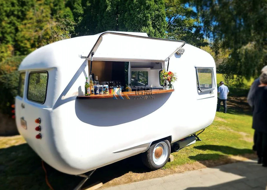 عربات بيع قافلة مجهزة بالكامل، - مراجعة Coffee Van Equipment وسعره