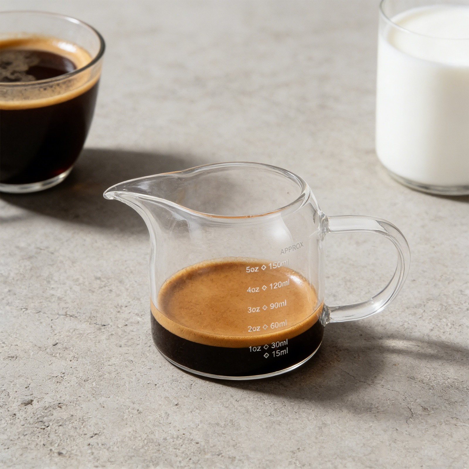 كوب قياس زجاجي 150 مل 5 أونصات - مراجعة Espresso Shot Glass وسعره