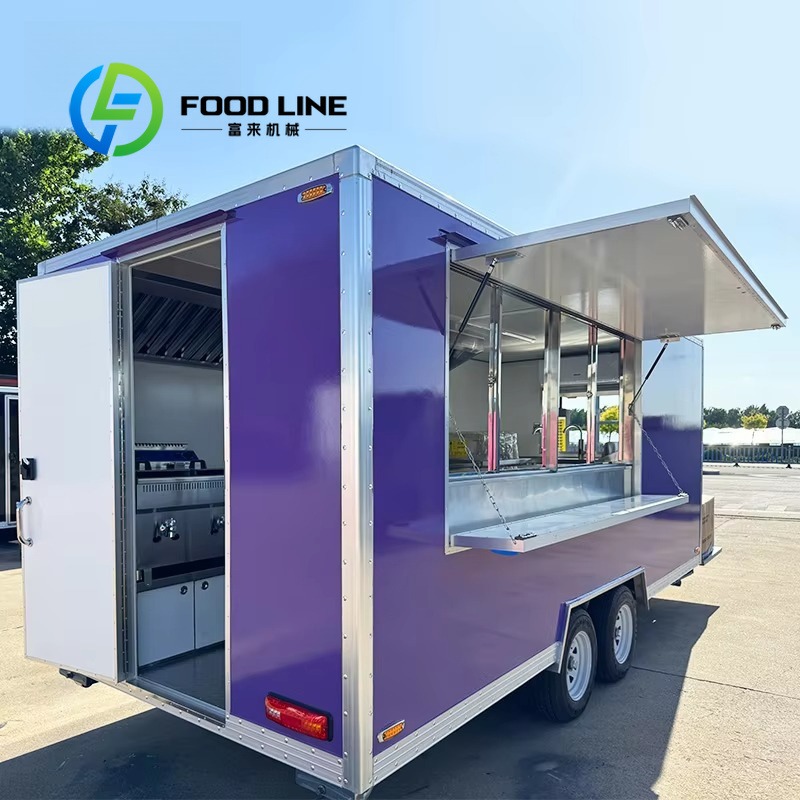 عربة طعام متنقلة مخصصة، مقطورة - مراجعة Coffee Van Equipment وسعره
