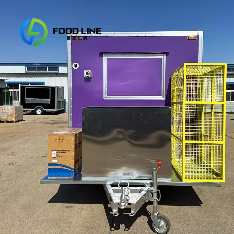 عربة طعام متنقلة مخصصة، مقطورة - مراجعة Coffee Van Equipment وسعره