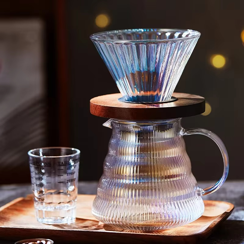 مجموعة صب ملونة فوق القهوة، فل - مراجعة Coffee Equipment Pour Over وسعره