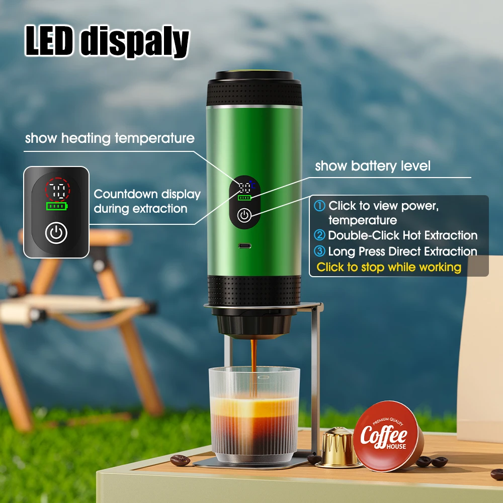 ماكينة صنع القهوة ذات الكبسولا - مراجعة Coffee Equipment For Camping وسعره