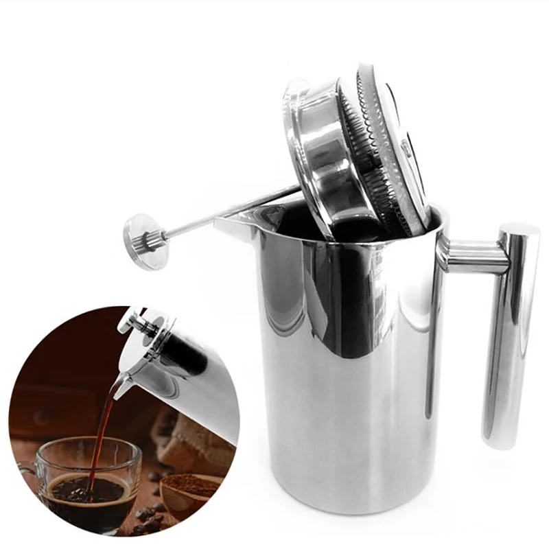 إبريق قهوة فرنسي مزدوج الجدار  - مراجعة Coffee Equipment For Camping وسعره