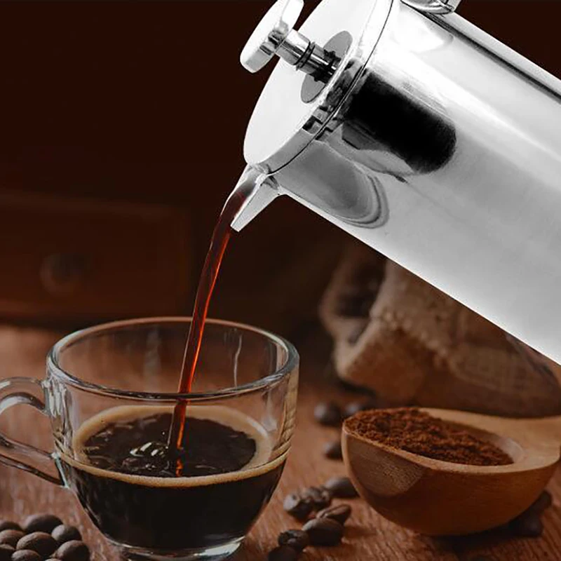 إبريق قهوة فرنسي مزدوج الجدار  - مراجعة Coffee Equipment For Camping وسعره