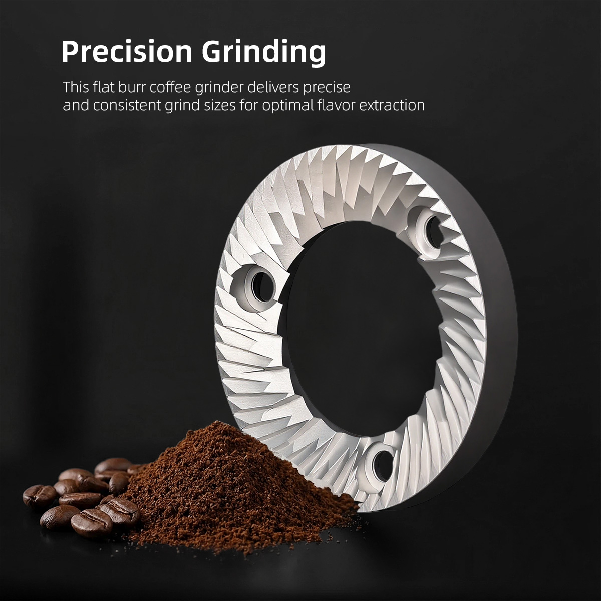 2 قطعة شفرات طحن قهوة مسطحة 64 - مراجعة Coffee Grinder Burr Flat وسعره