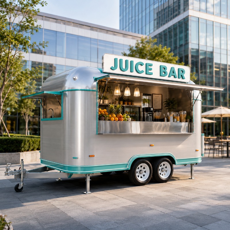 شاحنة طعام متنقلة مع مطبخ للتم - مراجعة Coffee Van Equipment وسعره