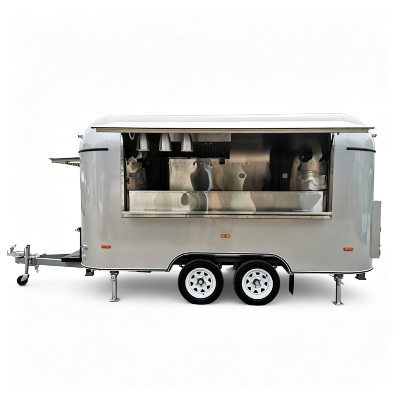شاحنة طعام متنقلة مع مطبخ للتم - مراجعة Coffee Van Equipment وسعره