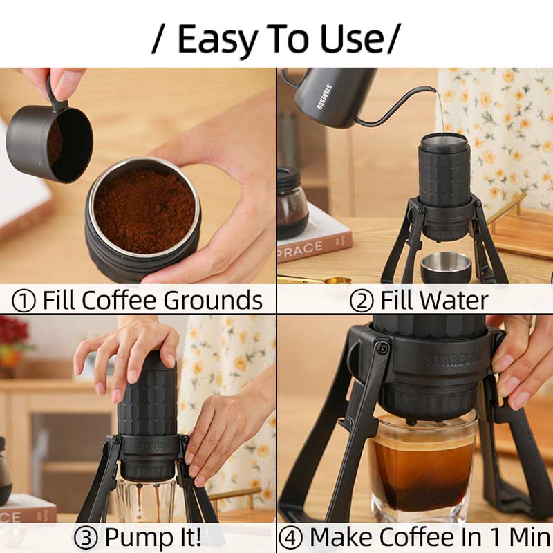 STARESSO ستاريسو ميراج SP300 ب - مراجعة Coffee Equipment For Camping وسعره