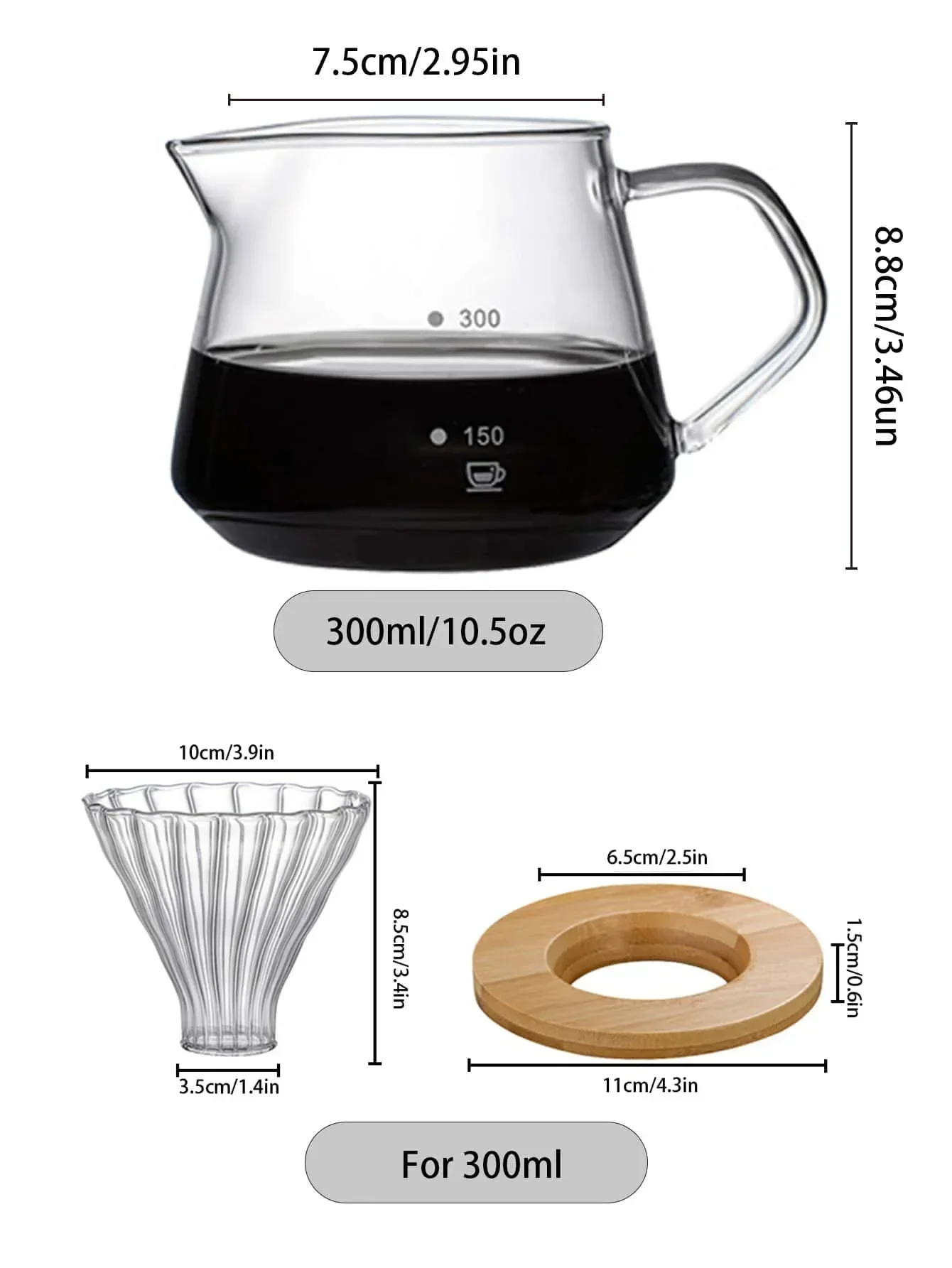 مجموعة صانع القهوة بونانا سعة  - مراجعة Coffee Equipment Pour Over وسعره